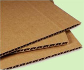 Corrugated cardboard sheets